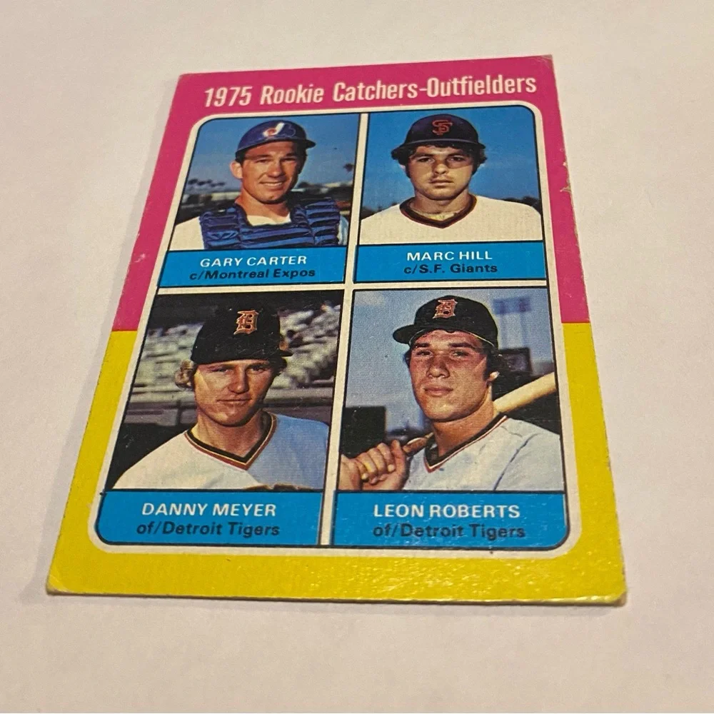 Gary Carter RC Rookie 1975 Topps Baseball Card # 620 Montreal Expos Vintage
